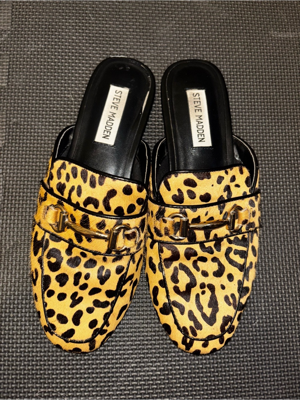 Steve Madden Cheetah Print Mules